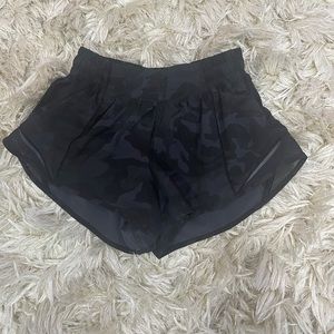 Lululemon Camo Hotty Hot Shorts
